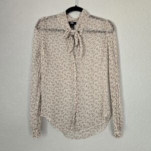 PAIGE Floral Cream Blouse
